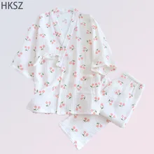 Pyjama Pour Femme Spring/autumn Thin Comfy Soft Crepe Night Dress Set Women New Style Japanese Cotton Kimono Two-piece Home Wear
Pyjama Pour Femme Spring/autumn Thin Comfy Soft Crepe Night Dress Set Women New Style Japanese Cotton Kimono Two-piece Home Wear
