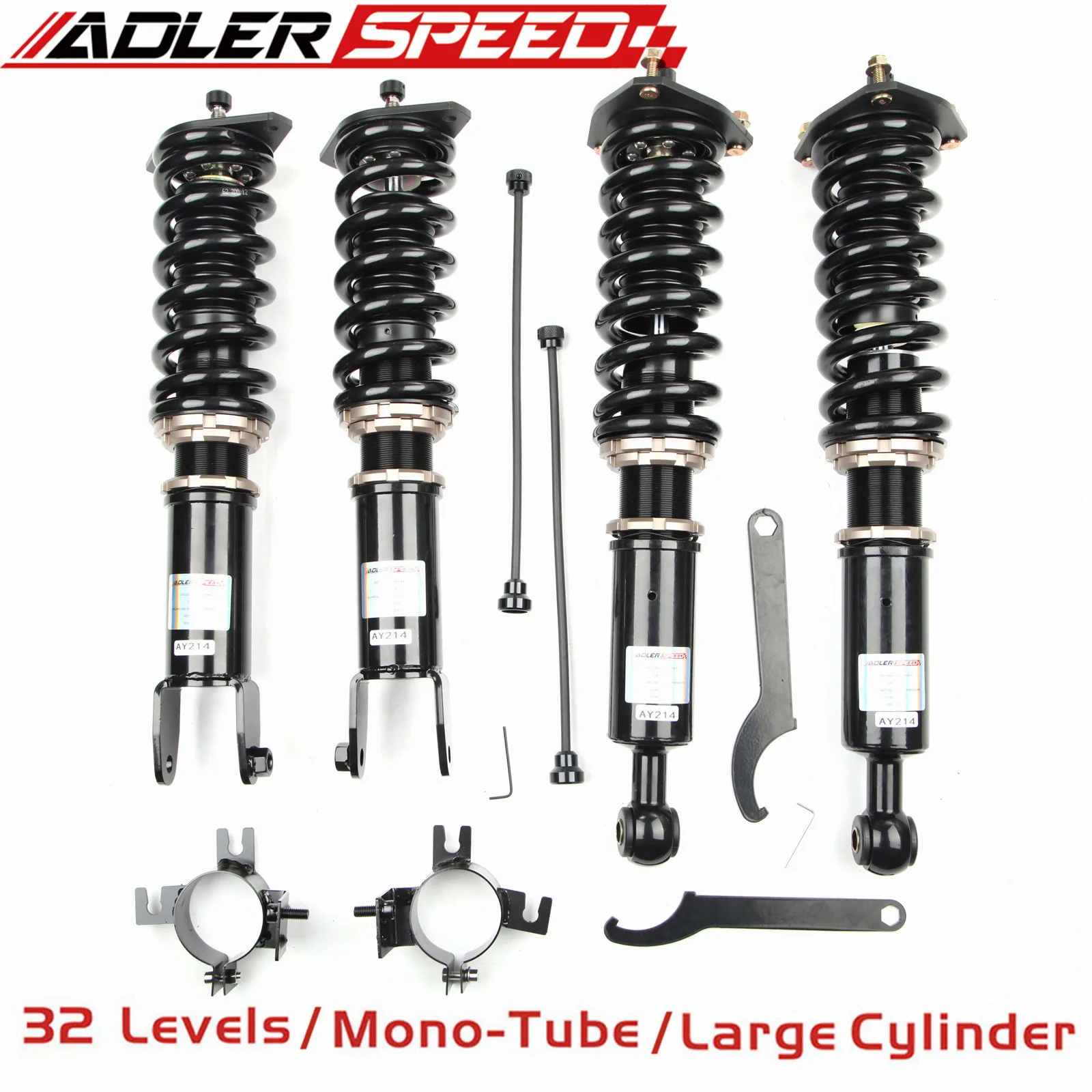 Coilovers For nfiniti G37 Coupe / Sedan RWD (CV36/V36) 2008-13 Lowering Kit Adj. Damping Shocks by ADLERSPEED
Coilovers For nfiniti G37 Coupe / Sedan RWD (CV36/V36) 2008-13 Lowering Kit Adj. Damping Shocks by ADLERSPEED