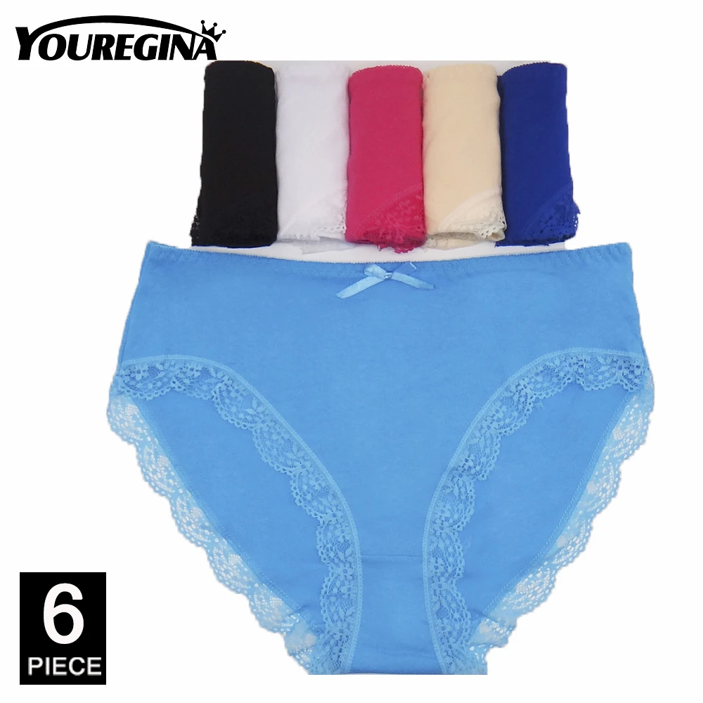 Women Underwear Cotton High Waist Plus Size Sexy Panties Lace Mothers Briefs Ladies Knickers Intimates 6 Pcs/lot
Women Underwear Cotton High Waist Plus Size Sexy Panties Lace Mothers Briefs Ladies Knickers Intimates 6 Pcs/lot