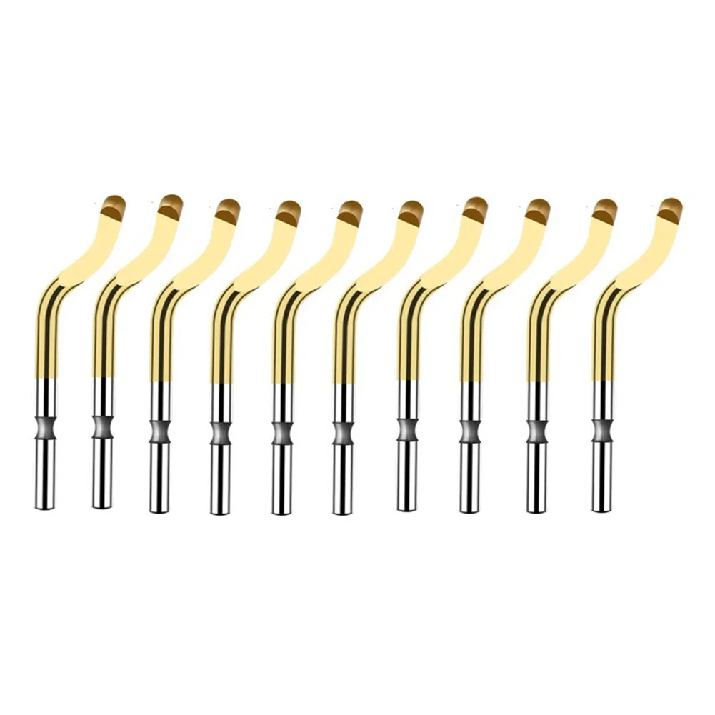 10PCS 48*13*3mm BS1012 Gold Deburring Burr Blade Scraper Blade Hand Deburring Tool For Rubber Iron Power Tool Parts 40 Degree
10PCS 48*13*3mm BS1012 Gold Deburring Burr Blade Scraper Blade Hand Deburring Tool For Rubber Iron Power Tool Parts 40 Degree