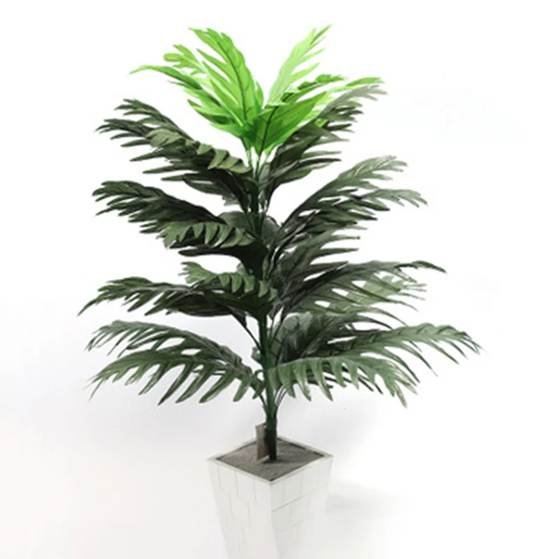 Generic 92cm Tropical Palm Tree Leaves Large Artificial Plants Silk
