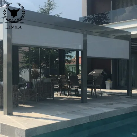 Latest Design Powder Coating Outdoor Garden Balcony Backyard Pergola System Aluminum Metal Modern Waterproof Customized Pergola
Latest Design Powder Coating Outdoor Garden Balcony Backyard Pergola System Aluminum Metal Modern Waterproof Customized Pergola