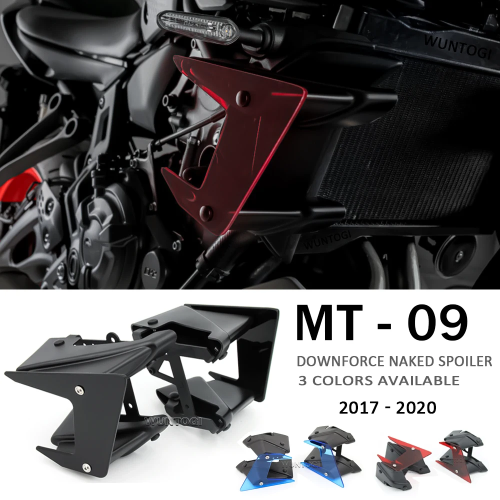 For YAMAHA MT09 MT 09 MT-09 SP 2017 - 2020 Motorcycle Parts Side Down Force Naked Spoilers Fixed Winglet Fairing Wing Deflectors
For YAMAHA MT09 MT 09 MT-09 SP 2017 - 2020 Motorcycle Parts Side Down Force Naked Spoilers Fixed Winglet Fairing Wing Deflectors