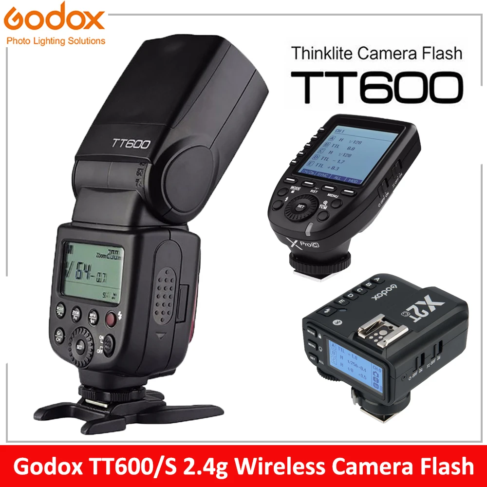Беспроводная вспышка Godox TT600 TT600S 2,4G GN60 для камер Canon Nikon Sony Pentax Olympus Fuji Lumix 
Беспроводная вспышка Godox TT600 TT600S 2,4G GN60 для камер Canon Nikon Sony Pentax Olympus Fuji Lumix