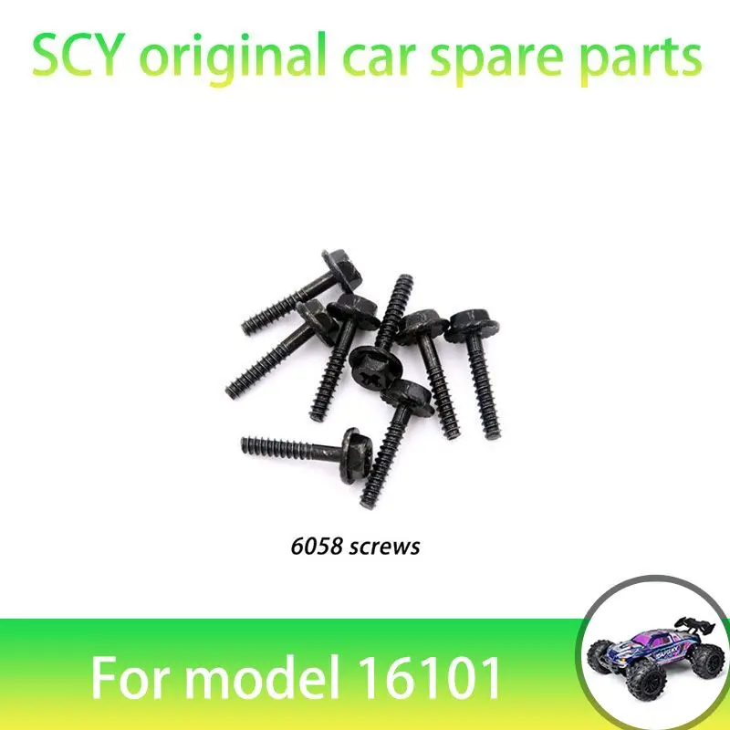 Оригинальные запчасти для радиоуправляемых автомобилей SCY 16101 1/16 6058, винты 16101, подходят для автомобилей SCY 16101 16103
Оригинальные запчасти для радиоуправляемых автомобилей SCY 16101 1/16 6058, винты 16101, подходят для автомобилей SCY 16101 16103