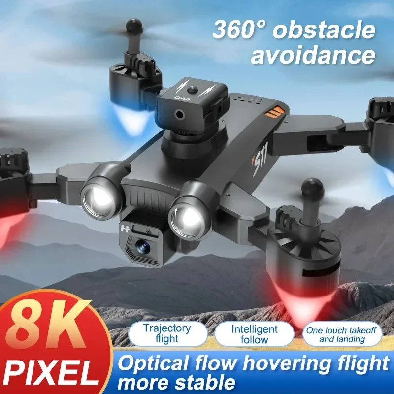 Micro Drone 4K Dual Camera Obstacle Avoidance Optical Flow Foldable Remote Control Drone Four Helicopters Delong Toy Drones
Micro Drone 4K Dual Camera Obstacle Avoidance Optical Flow Foldable Remote Control Drone Four Helicopters Delong Toy Drones