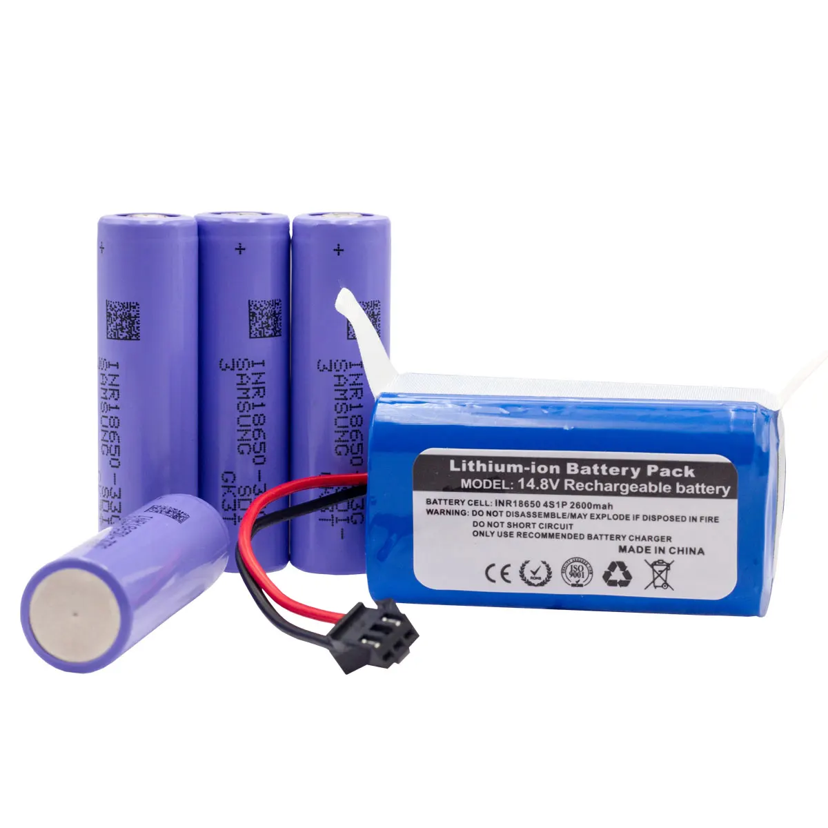 Built-In Samsung Battery 14.8V 3.2AH 2.6AH Conga Excellence 990 Ecovacs Deebot N79S DN622 Eufy Robovac 11S 15C 15S 35C Battery
Built-In Samsung Battery 14.8V 3.2AH 2.6AH Conga Excellence 990 Ecovacs Deebot N79S DN622 Eufy Robovac 11S 15C 15S 35C Battery