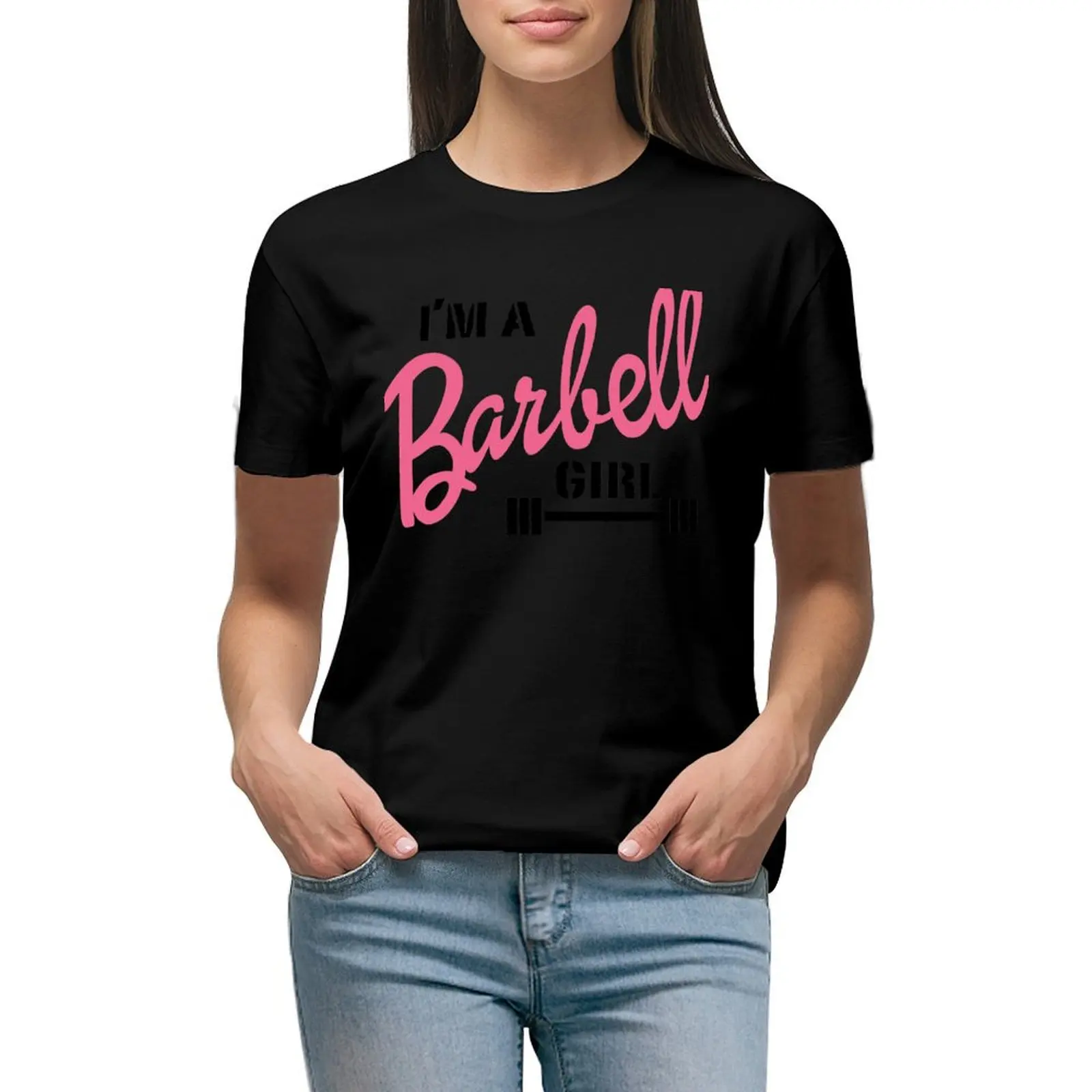 No Plastic, Just Steel. I'm a Barbell Girl T-Shirt plus size tops customs clothes for Women
No Plastic, Just Steel. I'm a Barbell Girl T-Shirt plus size tops customs clothes for Women