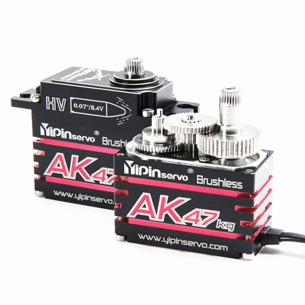 Yipinservo Ak47 47kg Hv Magnetic Induction Waterproof Brushless Digital Servos For 1/10 1/8 Rc Model Car Retrofitting Accessorie
Yipinservo Ak47 47kg Hv Magnetic Induction Waterproof Brushless Digital Servos For 1/10 1/8 Rc Model Car Retrofitting Accessorie