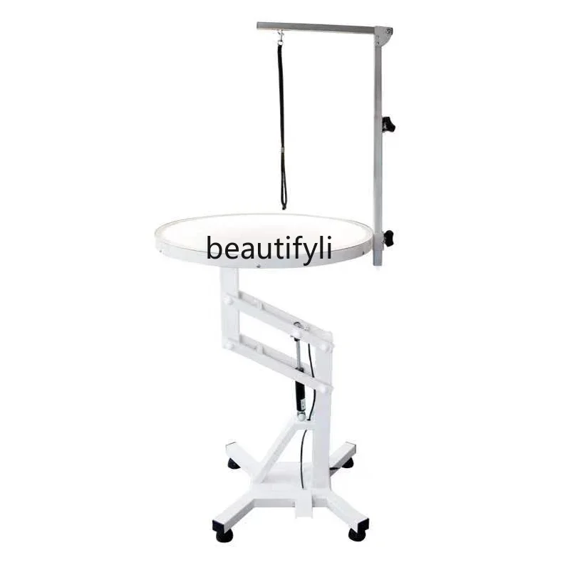 Pet Electric Lifting Luminous Table round Table Eight-Immortal Dogs and Cats Beauty Cosmetic Table
Pet Electric Lifting Luminous Table round Table Eight-Immortal Dogs and Cats Beauty Cosmetic Table