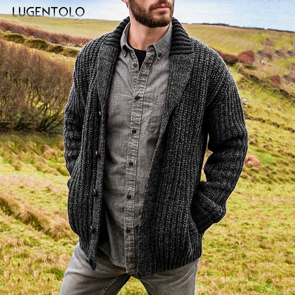 Men Autumn Winter Sweaters Cardigan Single-breasted Pocket Large Size Solid Men's Street Fashion Sweater
Men Autumn Winter Sweaters Cardigan Single-breasted Pocket Large Size Solid Men's Street Fashion Sweater