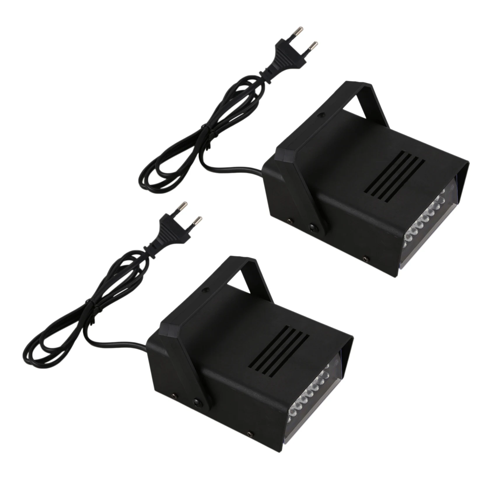 

2X Mini LED Strobe Stroboscope Blitzer White Light Effect AC 100-240V Disco Stage