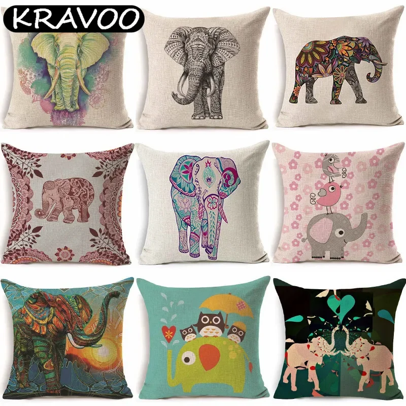 45x45cm Lovely Bird Owl Elephant Pattern Cotton Linen Throw Pillow Cushion Cover Car Home Sofa Decorative Pillowcase Cover
45x45cm Lovely Bird Owl Elephant Pattern Cotton Linen Throw Pillow Cushion Cover Car Home Sofa Decorative Pillowcase Cover
