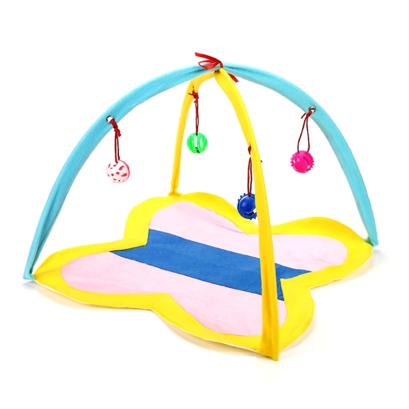 Cats Tent with Bells Ball Funny Cats Toy Foldable Toy for Indoor Interactive Cats Training Animal Play Gameing Pet Product 6XDE
Cats Tent with Bells Ball Funny Cats Toy Foldable Toy for Indoor Interactive Cats Training Animal Play Gameing Pet Product 6XDE