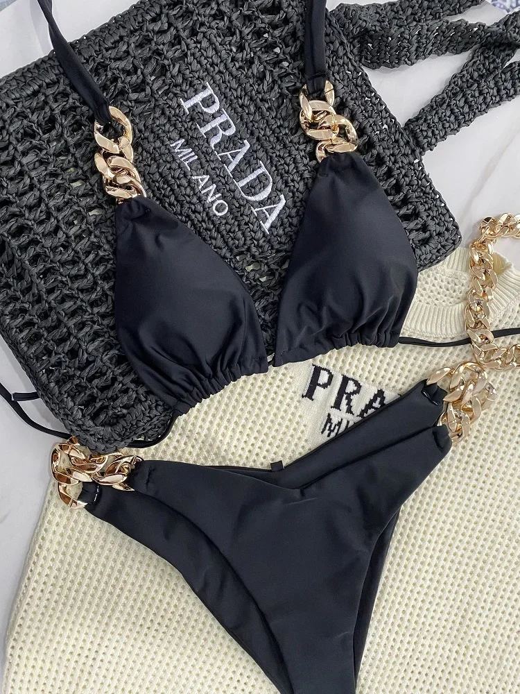 RUOTONGSEPT New Sexy Bikini 2023 Triangle Bathing Suit for Women Brazilian Bikini Set 2-piece Halter Swimwear Push Up Swimsuit
RUOTONGSEPT New Sexy Bikini 2023 Triangle Bathing Suit for Women Brazilian Bikini Set 2-piece Halter Swimwear Push Up Swimsuit