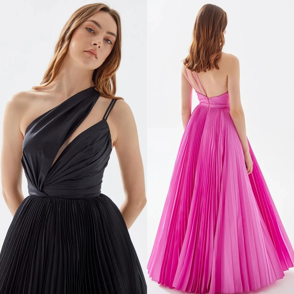 Prom Dresses Intricate Fashion Sparkle One-shoulder A-line Draped Tulle Formal Occasion Gown vestidos de ocasión formales
Prom Dresses Intricate Fashion Sparkle One-shoulder A-line Draped Tulle Formal Occasion Gown vestidos de ocasión formales