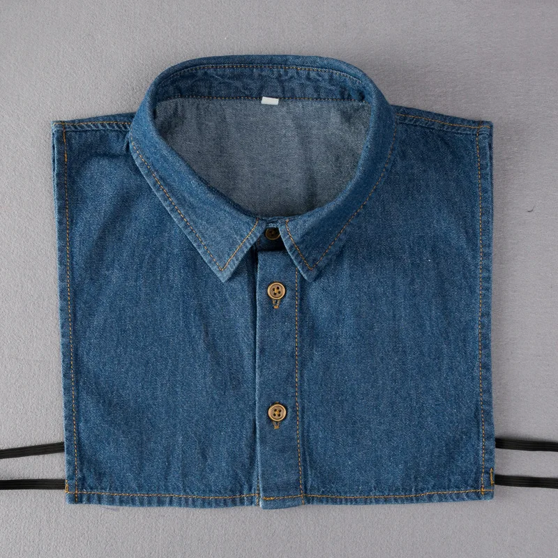 2023 Demin Fake Collar for Women Shirt Detachable Collars Lapel Blouse Top Men False Collar Shirt Neckwear Accessories
2023 Demin Fake Collar for Women Shirt Detachable Collars Lapel Blouse Top Men False Collar Shirt Neckwear Accessories