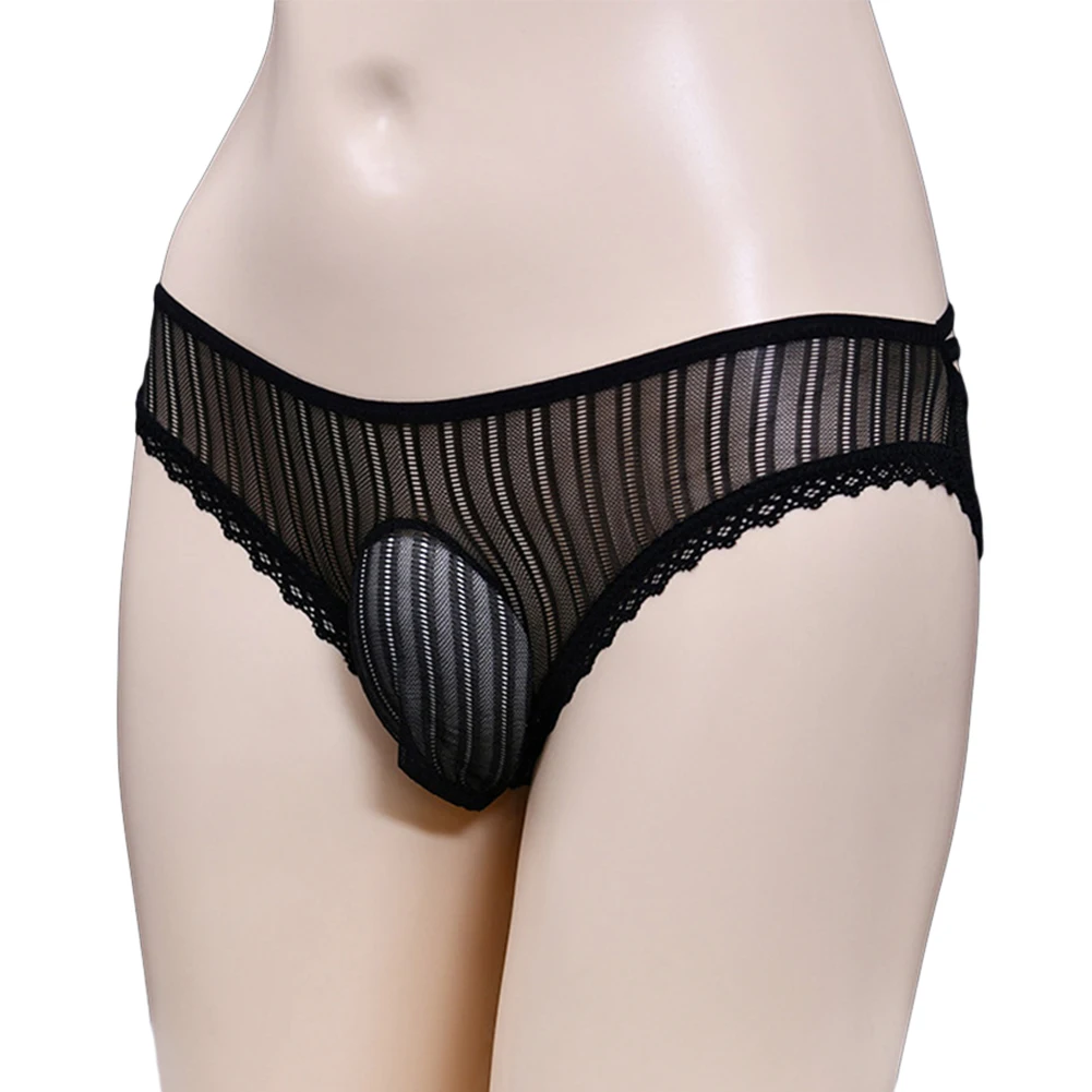 Sexy Men Sissy Briefs Lace Bulge Pouch Panties Ultra-thin See-through Sheer Underwear Low Rise Hollow Lingerie Erotic Thong
Sexy Men Sissy Briefs Lace Bulge Pouch Panties Ultra-thin See-through Sheer Underwear Low Rise Hollow Lingerie Erotic Thong