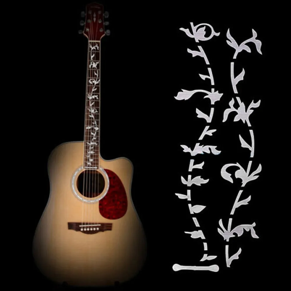 Древо жизни Гитара Бас инкрустация Наклейка Fretboard DIY украшения маркеры Серебряная Электрическая Акустическая классическая гитара бас укулеле
Древо жизни Гитара Бас инкрустация Наклейка Fretboard DIY украшения маркеры Серебряная Электрическая Акустическая классическая гитара бас укулеле