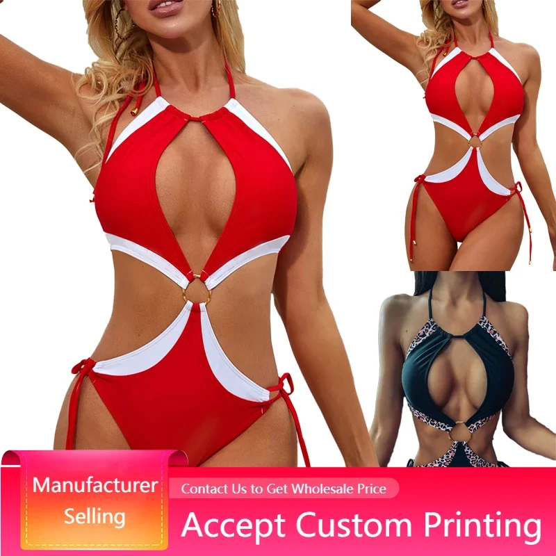 Women Sexy Swimwear Female Halter One-Piece Swimsuit Hollow Out Bathing Suit Monokini Beach Push Up Swimming Suit Women
Women Sexy Swimwear Female Halter One-Piece Swimsuit Hollow Out Bathing Suit Monokini Beach Push Up Swimming Suit Women