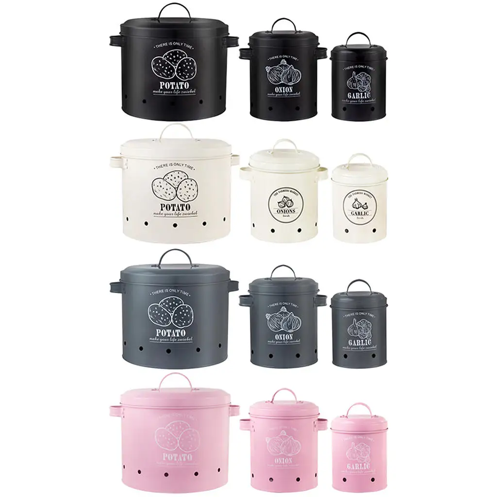 Container Pot/storage 2 Fruit 3x Buckets Storage Potato Food Kitchen With Garlic Handles Onion Box Box And
Container Pot/storage 2 Fruit 3x Buckets Storage Potato Food Kitchen With Garlic Handles Onion Box Box And