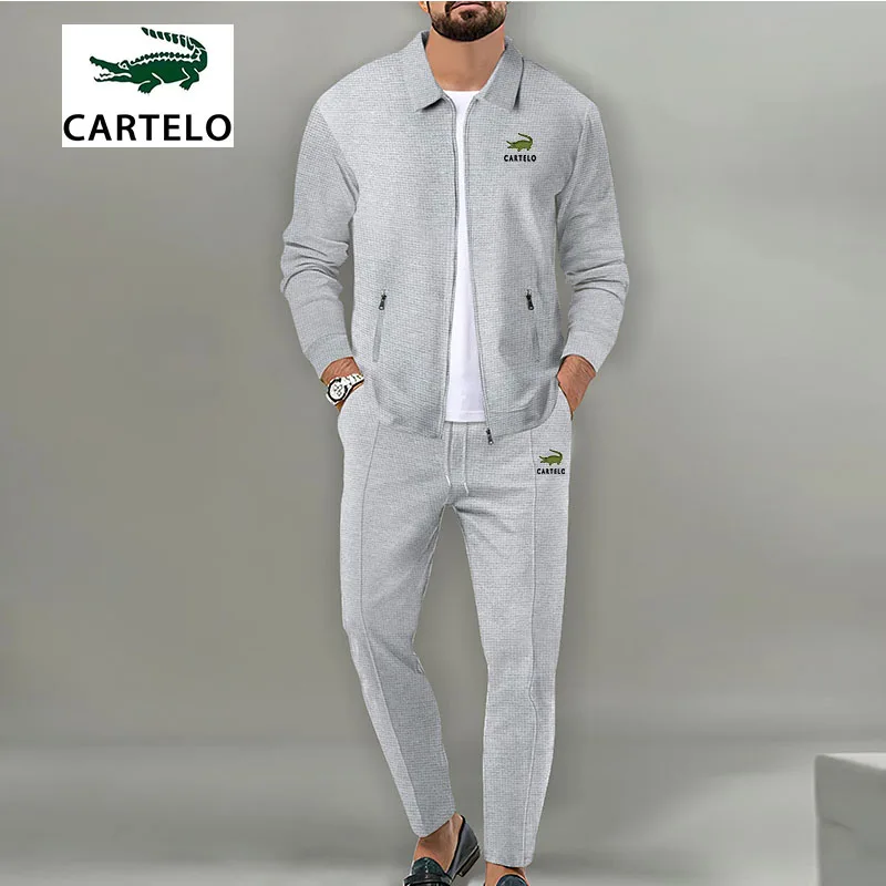 New solid color men's suit autumn and winter casual short-sleeved Polo shirt calf pants & for men's street wear men's sportswear
New solid color men's suit autumn and winter casual short-sleeved Polo shirt calf pants & for men's street wear men's sportswear