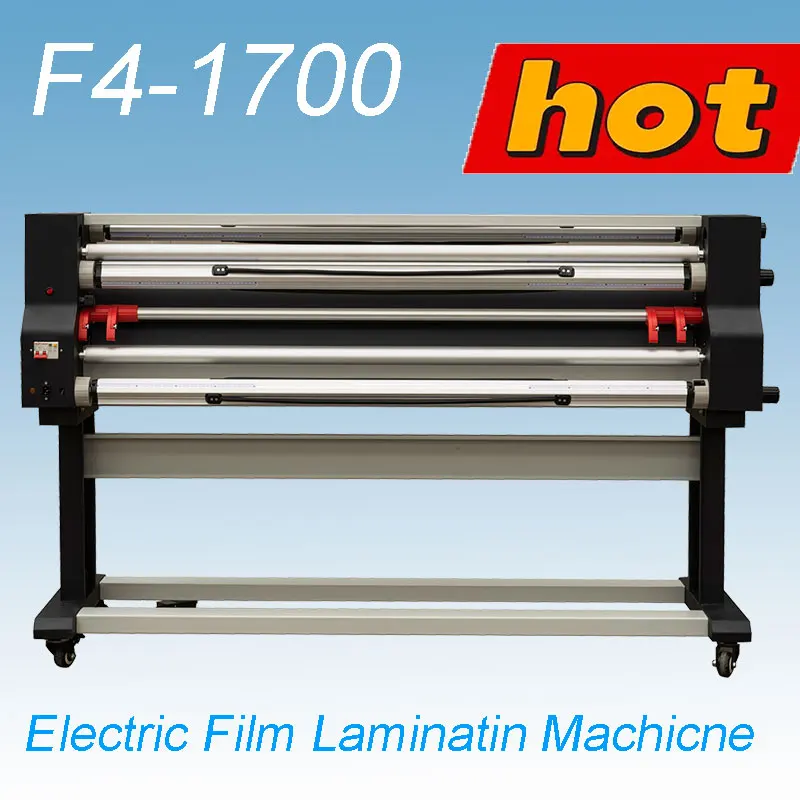 

F4-1700 63inch Electrict Film Laminating Machine Automatic Cold Hot Laminator Fayon Roll Take-up 1600mm Intelligent Heating