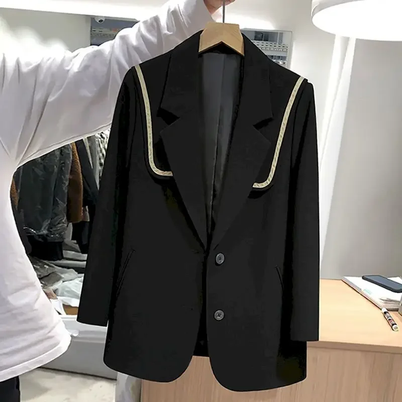 UNXX Vintage Contrast Color Blazers Long Sleeve Single Breasted Pockets Casual High Sense Fashion Full Coat 2023 Spring New Coat
UNXX Vintage Contrast Color Blazers Long Sleeve Single Breasted Pockets Casual High Sense Fashion Full Coat 2023 Spring New Coat