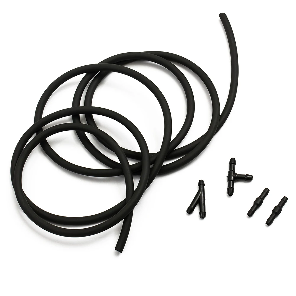 2M Hose Black Nozzle Pump Washer Windshield Wiper With Connector ABS Plastic+Rubber Spray Hose NEW Quality Durable
2M Hose Black Nozzle Pump Washer Windshield Wiper With Connector ABS Plastic+Rubber Spray Hose NEW Quality Durable