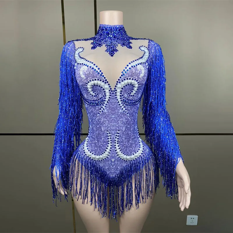 Women's All Synthetic Diamond Tassel Dress, Party Evening Dress, Birthday Celebration Clothing, Singer Stage Festival Clothing 2
Women's All Synthetic Diamond Tassel Dress, Party Evening Dress, Birthday Celebration Clothing, Singer Stage Festival Clothing 2