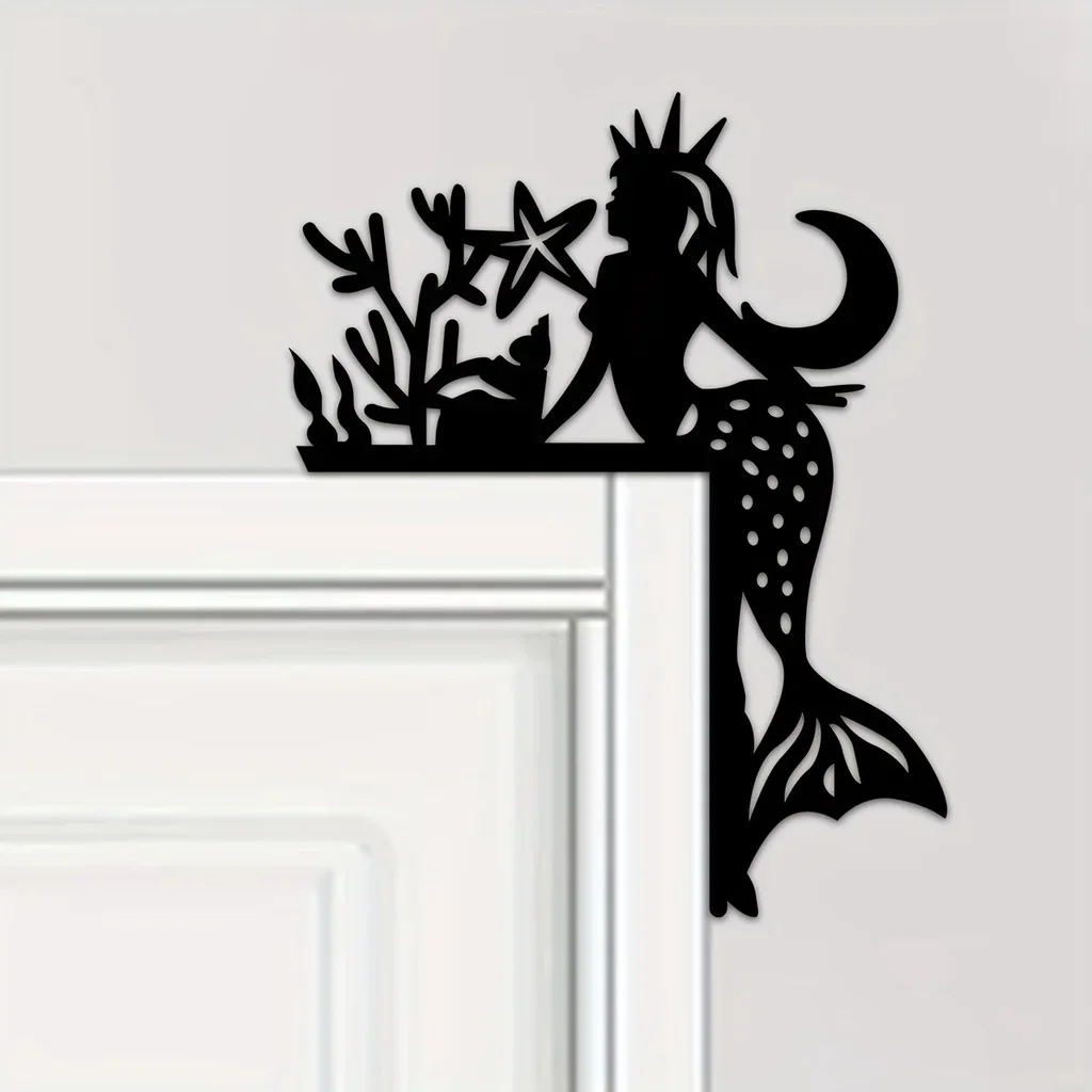 HELLOYOUNG Metal Mermaid Home Decorative Wall Sticker Door Corner Decoration Door Frame Corner Wall Mounted Decoration Art
HELLOYOUNG Metal Mermaid Home Decorative Wall Sticker Door Corner Decoration Door Frame Corner Wall Mounted Decoration Art