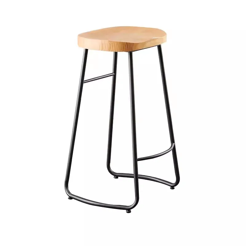 Modern household iron solid wood bar chair, creative leisure bar chairs, milk tea shop high stools, solid wood front desk chairs
Modern household iron solid wood bar chair, creative leisure bar chairs, milk tea shop high stools, solid wood front desk chairs