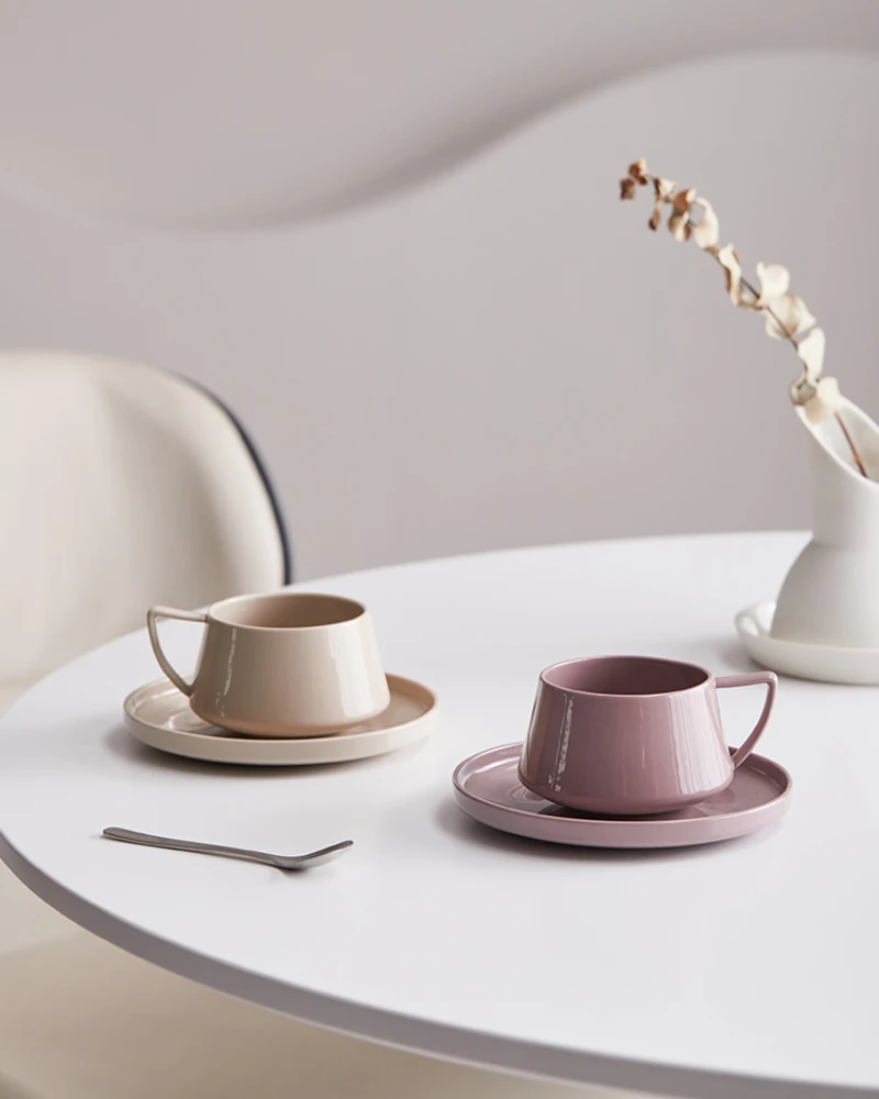 Morandi Coffee Cup High-grade Ceramic Cup High-grade Refined Afternoon Tea Cup And Saucer Set
Morandi Coffee Cup High-grade Ceramic Cup High-grade Refined Afternoon Tea Cup And Saucer Set