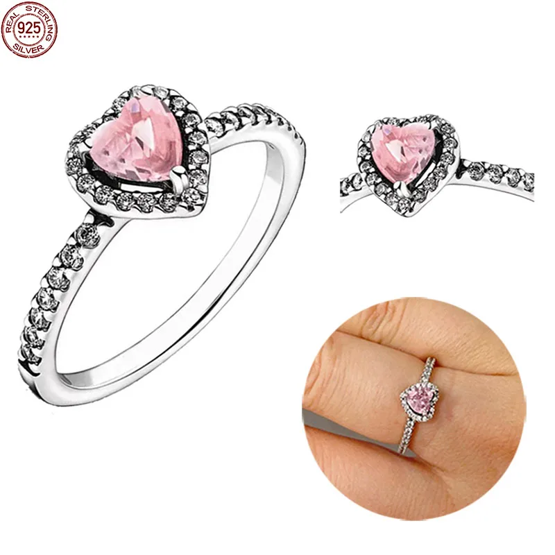 925 sterling silver original colored crystal red heart ring fits charming bracelets for women's jewelry DIY exquisite gifts
925 sterling silver original colored crystal red heart ring fits charming bracelets for women's jewelry DIY exquisite gifts