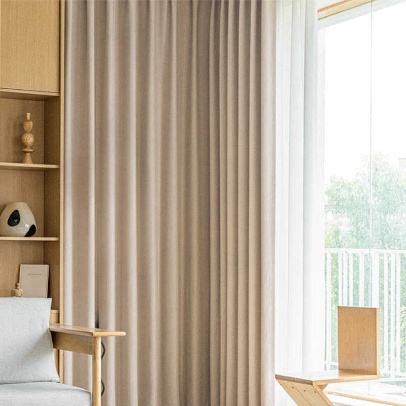 Japanese Nordic Cream Breeze Milk Tea Color Modern and Simple Japanese New Chinese Style Bedroom and Living Room Shading Curtain
Japanese Nordic Cream Breeze Milk Tea Color Modern and Simple Japanese New Chinese Style Bedroom and Living Room Shading Curtain