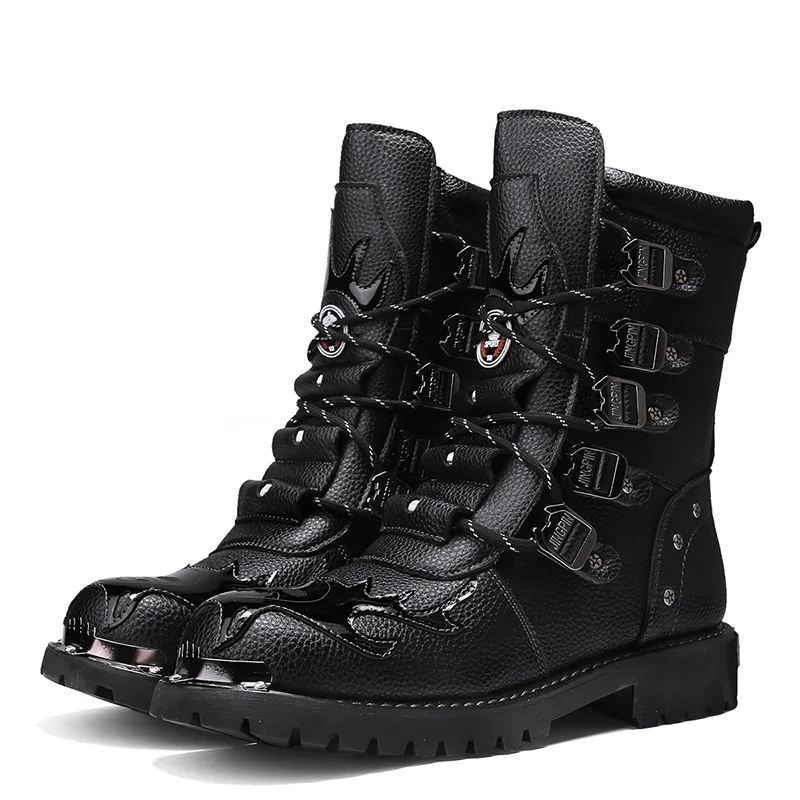 Large Size Fashion High-top Martin Motorcycle Boots Men's Outdoor Motocross Cycling Shoes Knight Boots Motorbike Equipment Women
Large Size Fashion High-top Martin Motorcycle Boots Men's Outdoor Motocross Cycling Shoes Knight Boots Motorbike Equipment Women