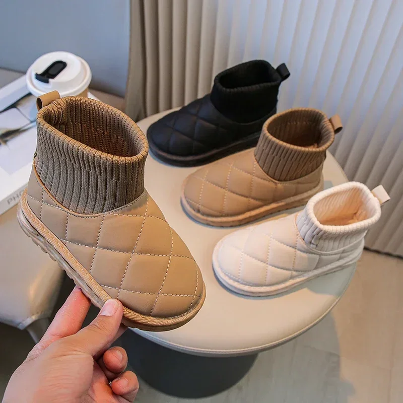 Children's Lingge Snow Boots 2023 Winter New Boys' Plush Cotton Shoes Girls' Elastic Short Tube Socks Boots Drop Shipping Cute
Children's Lingge Snow Boots 2023 Winter New Boys' Plush Cotton Shoes Girls' Elastic Short Tube Socks Boots Drop Shipping Cute