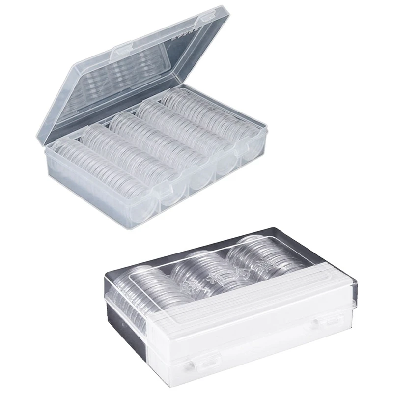 260 Pcs Coin Capsules Holder And Protect Gasket Coin Case For Coin Collection Supplies, 200 Pcs 30Mm & 60 Pcs 46Mm
260 Pcs Coin Capsules Holder And Protect Gasket Coin Case For Coin Collection Supplies, 200 Pcs 30Mm & 60 Pcs 46Mm