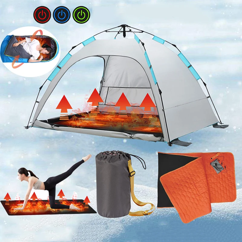 Outdoor USB Electric Heating Warmer Pad Winter Thermal Heater Cold Resistant Sleeping Bag Pad Camping Mattress Sleeping Warm Mat
Outdoor USB Electric Heating Warmer Pad Winter Thermal Heater Cold Resistant Sleeping Bag Pad Camping Mattress Sleeping Warm Mat