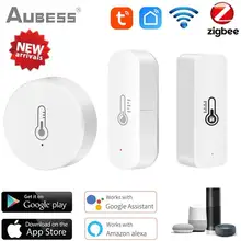 Tuya ZigBee Smart Temperature And Humidity Sensor Monitoring Reminder Work With Zigbee Gateway Hub Via Alexa Google Home Alice
Tuya ZigBee Smart Temperature And Humidity Sensor Monitoring Reminder Work With Zigbee Gateway Hub Via Alexa Google Home Alice