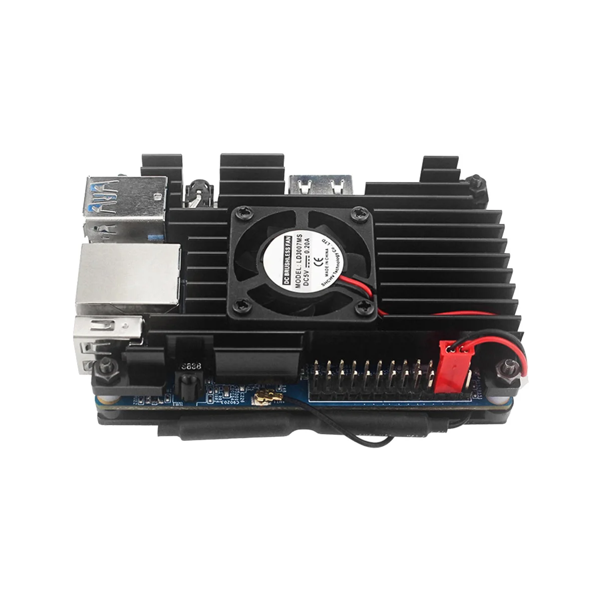 Защитный чехол из алюминиевого сплава для Orange Pi 3 LTS с вентилятором охлаждения 30X30 + термоподушка активное пассивное охлаждение металлический корпус
Защитный чехол из алюминиевого сплава для Orange Pi 3 LTS с вентилятором охлаждения 30X30 + термоподушка активное пассивное охлаждение металлический корпус