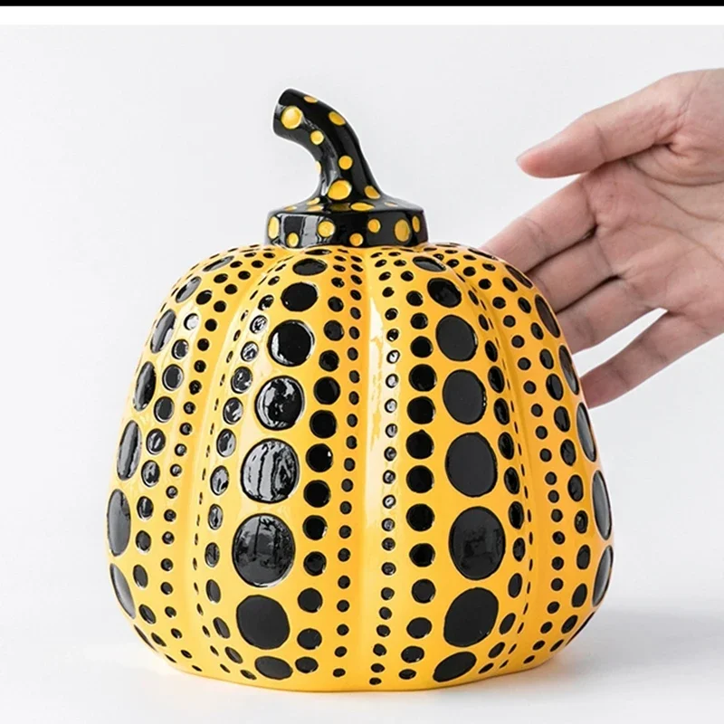 Japanese Wave Point Pumpkin Home Furnishings Decorative Crafts Decoration Porch Modern Simple Nordic Living Room Wine Cabinet
Japanese Wave Point Pumpkin Home Furnishings Decorative Crafts Decoration Porch Modern Simple Nordic Living Room Wine Cabinet