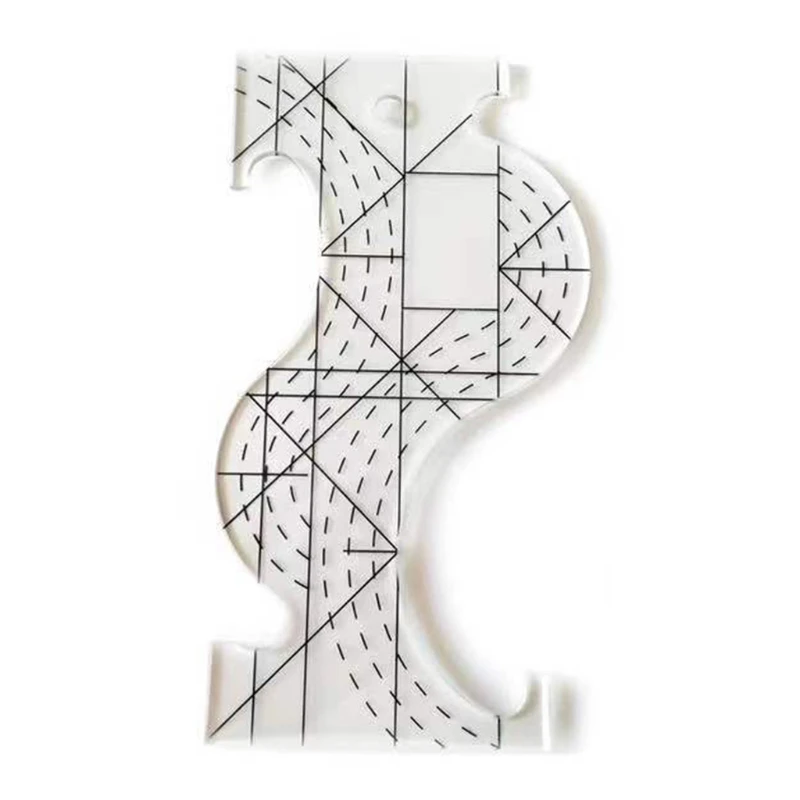 A2UD Acrylic Patchwork Ruler Multi-function Quilting Template Ruler for Sewing 
A2UD Acrylic Patchwork Ruler Multi-function Quilting Template Ruler for Sewing