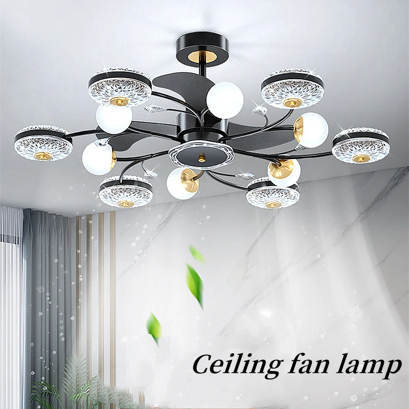 Nordic Modern Luxury Ceiling Fan Light Indoor LED Lighting Ceiling Fan Living Room Bedroom Restaurant Creative Ceiling Fan Lamp
Nordic Modern Luxury Ceiling Fan Light Indoor LED Lighting Ceiling Fan Living Room Bedroom Restaurant Creative Ceiling Fan Lamp
