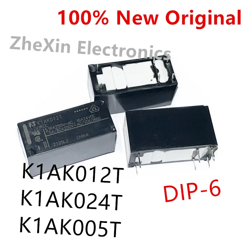5-10PCS/Lot K1AK024T 、K1AK012T 、K1AK005T DIP-6 New original miniature power relay FTR-K1AK024T、FTR-K1AK012T、FTR-K1AK005T
5-10PCS/Lot K1AK024T 、K1AK012T 、K1AK005T DIP-6 New original miniature power relay FTR-K1AK024T、FTR-K1AK012T、FTR-K1AK005T