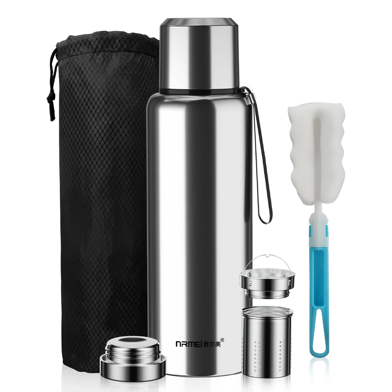 600/1000/1500ML Stainless Steel Vacuum Flask Outdoor Insulated Water Bottle Portable Tumblers Car Thermos Coffee Cup Rope Filter
600/1000/1500ML Stainless Steel Vacuum Flask Outdoor Insulated Water Bottle Portable Tumblers Car Thermos Coffee Cup Rope Filter
