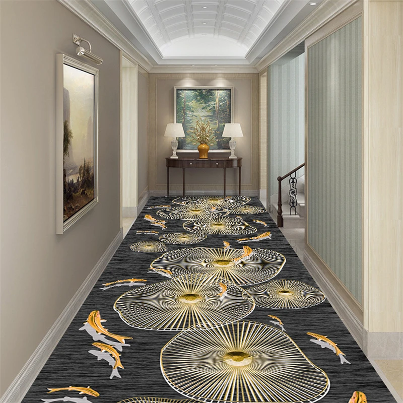 Luxurious Corridor Hallway Rug Carpet 3D Living Room Area Rug Golden Fishes Carpets for Kitchen Bedroom Rug Entrance Doormat
Luxurious Corridor Hallway Rug Carpet 3D Living Room Area Rug Golden Fishes Carpets for Kitchen Bedroom Rug Entrance Doormat