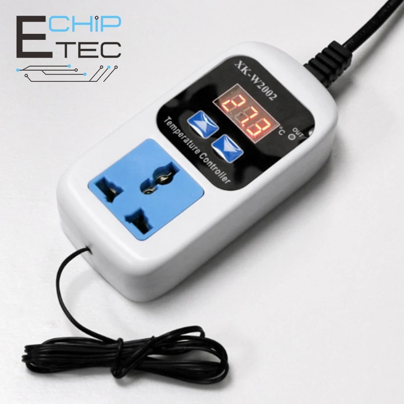 Digital Thermostat AC 110-220V Temperature Controller Microcomputer Socket Regulator Switch with Sensor W2002 AC 110-220V 1500W
Digital Thermostat AC 110-220V Temperature Controller Microcomputer Socket Regulator Switch with Sensor W2002 AC 110-220V 1500W