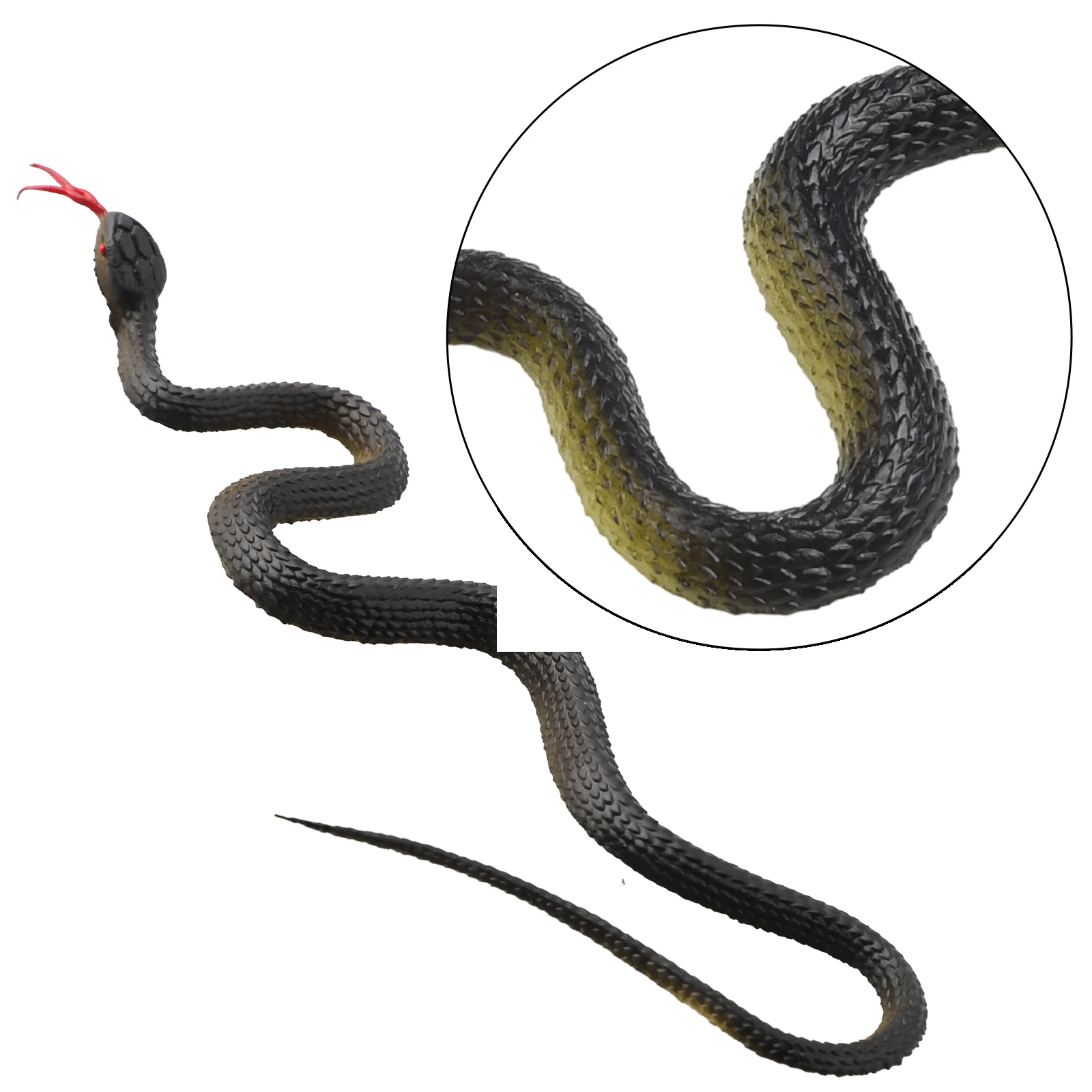 Realistic Fake Rubber Snake Toy, 45cm Prank Trick Toy with Tongue Stick Out, Lightweight and Durable, Great for Garden Decor
Realistic Fake Rubber Snake Toy, 45cm Prank Trick Toy with Tongue Stick Out, Lightweight and Durable, Great for Garden Decor