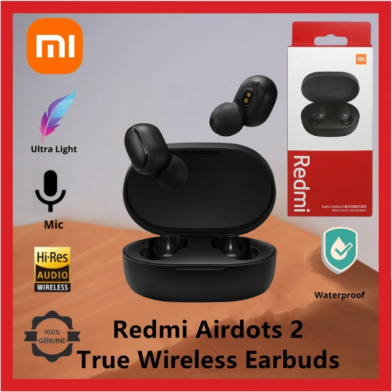 Original Xiaomi Redmi Airdots 2 Bluetooth 5.0 Earphones Wireless Headphones Earbuds In Ear Sport Music Outdoor Headset with Mic
Original Xiaomi Redmi Airdots 2 Bluetooth 5.0 Earphones Wireless Headphones Earbuds In Ear Sport Music Outdoor Headset with Mic